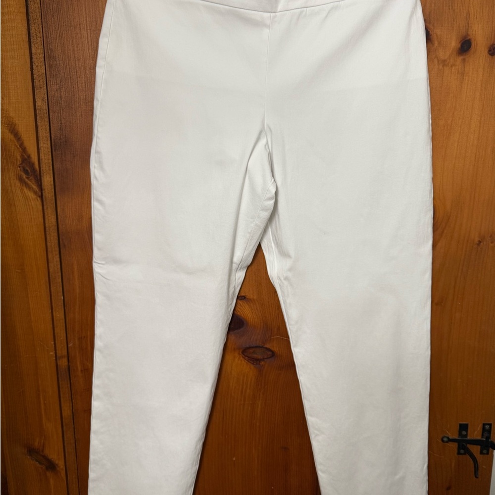 JM Collection Women's White Trousers
